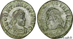 GRATIEN (24/08/367-25/08/383) Flavius Gratianus Nummus, (PB, ئ 3) 367-375 N° brm_116066 Date : 367-375 Nom de l'atelier : Siscia Métal : cuivre Diamètre : 18,50mm Poids : 2,35g. Degré de rareté : R1 E