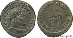 CONSTANCE Ier CHLORE (1/03/293-25/07/306) Flavius Valerius Constantius César (1/03/293-1/05/305) Follis ou nummus 300-303 N° brm_122529 Date : 300-303 Nom de l'atelier : Ticinum Métal : cuivre Diamètr