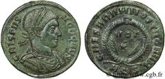 CRISPUS (1/04/317-09/326) Flavius Julius Crispus César (317-326) Centenionalis ou nummus 320-321 N° brm_122554 Date : 320-321 Nom de l'atelier : Aquilée Métal : cuivre Diamètre : 18,00mm Axe des coins