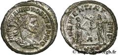 PROBUS (06-07/276-09/282) Marcus Aurelius Probus Aurelianus 280 N° brm_123091 Date : 280 Nom de l'atelier : Antioche Métal : billon Diamètre : 21,00mm Axe des coins : 12h. Poids : 3,71g.   Etat de con