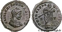 CRISPUS (1/04/317-09/326) Flavius Julius Crispus César (317-326) Follis ou nummus 317-318 N° brm_123164 Date : 317-318 Nom de l'atelier : Trèves Métal : cuivre Diamètre : 20,50mm Axe des coins : 6h. P