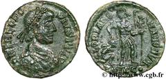 THEODOSE Ier (19/01/379-17/01/395) Flavius Theodosius Nummus, (PB, ئ 3) 384-387 N° brm_123211 Date : 384-387 Nom de l'atelier : Siscia Métal : cuivre Diamètre : 17,00mm Axe des coins : 6h. Poids : 2,0