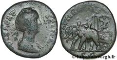 FAUSTINE MERE (+141) Annia Galeria Faustina Consécration d'Antonin le Pieux Sesterce c. 147 N° brm_123370 Date : c. 147 Nom de l'atelier : Rome Métal : bronze Diamètre : 32,00mm Axe des coins : 6h. Po