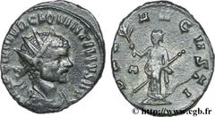 QUINTILLE (08-10 ou 11/270) Marcus Aurelius Claudius Quintillus Antoninien 270 N° brm_123399 Date : 270 Nom de l'atelier : Rome Métal : billon Diamètre : 21,00mm Axe des coins : 6h. Poids : 3,09g. Deg