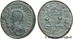 CONSTANTIN II (1/03/317-04/340) Flavius Claudius Julius Constantinus César (1/03/317-9/09/337) Centenionalis ou nummus c. 320 N° brm_123426 Date : c. 320 Nom de l'atelier : Trèves Métal : cuivre Diamè