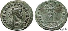 PROBUS (06-07/276-09/282) Marcus Aurelius Probus Aurelianus 277 N° brm_123699 Date : 277 Nom de l'atelier : Siscia Métal : billon Diamètre : 22mm Axe des coins : 6h. Poids : 3,07g.   Etat de conservat