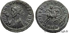PROBUS (06-07/276-09/282) Marcus Aurelius Probus Antoninien 277 N° brm_123715 Date : 277 Nom de l'atelier : Serdica Métal : billon Diamètre : 23mm Axe des coins : 11h. Poids : 3,58g. Etat de conservat