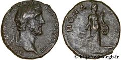 ANTONIN LE PIEUX (25/02/138-7/03/161) Titus Aurelius Fulvus Boionius Arrius Antoninus Auguste (10/07/138-7/03/161) As 140-144 N° brm_124616 Date : 140-144 Nom de l'atelier : Rome Métal : cuivre Diamèt