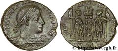 CONSTANTIN II (1/03/317-04/340) Flavius Claudius Julius Constantinus César (1/03/317-9/09/337) Centenionalis ou nummus 333-335 N° brm_124635 Date : 333-335 Nom de l'atelier : Rome Métal : bronze Diamè