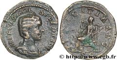 OTACILIA SEVERA (+249) Marcia Otacilia Severa Femme de Philippe Ier, mère de Philippe II - Augusta (244-249) Sesterce 245 N° brm_125397 Date : 245 Nom de l'atelier : Rome Métal : bronze Diamètre : 31,
