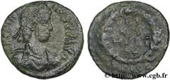 GRATIEN (24/08/367-25/08/383) Flavius Gratianus Nummus, (PBQ, ئ 4) 378-383 N° brm_125811 Date : 378-383 Nom de l'atelier : Siscia Métal : cuivre Diamètre : 13,5mm Axe des coins : 12h. Poids : 1,48g. D