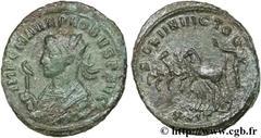 PROBUS (06-07/276-09/282) Marcus Aurelius Probus Aurelianus 279 N° brm_126397 Date : 279 Nom de l'atelier : Siscia Métal : billon Diamètre : 22mm Axe des coins : 7h. Poids : 3,24g.   Etat de conservat