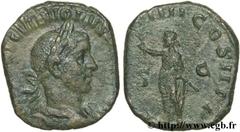 VOLUSIEN (06/251-06/253) Caius Vibius Afinius Gallus Vendumnianus Volusianus Auguste (11/251-05/253) Sesterce mi 253 N° brm_126524 Date : mi 253 Nom de l'atelier : Rome Métal : bronze Diamètre : 27mm 