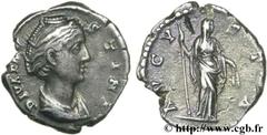 FAUSTINE MERE (+141) Annia Galeria Faustina Consécration d'Antonin le Pieux Denier c. après 148 N° brm_126577 Date : c. après 148 Nom de l'atelier : Rome Métal : argent Diamètre : 17mm Axe des coins :