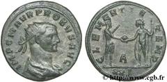 PROBUS (06-07/276-09/282) Marcus Aurelius Probus Aurelianus 277 N° brm_126633 Date : 277 Nom de l'atelier : Siscia Métal : billon Diamètre : 21mm Axe des coins : 6h. Poids : 3,74g.   Etat de conservat