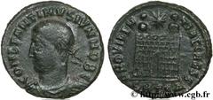 CONSTANTIN II (1/03/317-04/340) Flavius Claudius Julius Constantinus César (1/03/317-9/09/337) Centenionalis ou nummus 326-328 N° brm_127430 Date : 326-328 Nom de l'atelier : Thessalonique Métal : cui