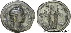 JULIA MAMEE (+235) Julia Mamaea Fille de Julia Mوsa, mère d'Alexandre Sévère - Augusta (221-235) Denier après 226 N° brm_130425 Date : après 226 Nom de l'atelier : atelier irrégulier Métal : argent Di