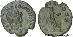 QUINTILLE (08-10 ou 11/270) Marcus Aurelius Claudius Quintillus Antoninien 270 N° brm_130449 Date : 270 Nom de l'atelier : Rome Métal : billon Diamètre : 18,00mm Axe des coins : 6h. Poids : 2,88g. Deg