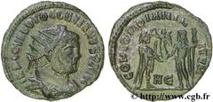 DIOCLETIEN (20/11/284-1/05/305) Caius Aurelius Valerius Diocletianus Auguste (20/11/284-1/05/305) Pseudo aurelianus ou néo-aurelianus 295-296 N° brm_130480 Date : 295-296 Nom de l'atelier : Héraclée M