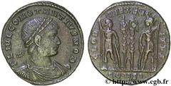 CONSTANCE II (8/11/324-3/11/361) Flavius Julius Valerius Constantius César (8/11/324-9/09/337) Centenionalis ou nummus 330-333 N° brm_130526 Date : 330-333 Nom de l'atelier : Constantinople Métal : cu