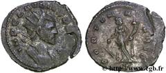 CLAUDE II LE GOTHIQUE (09/268-06-08/270) Marcus Aurelius Claudius Antoninien automne 269 N° brm_130595 Date : automne 269 Nom de l'atelier : Milan Métal : billon Diamètre : 21,00mm Axe des coins : 6h.