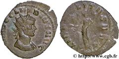 CLAUDE II LE GOTHIQUE (09/268-06-08/270) Marcus Aurelius Claudius Antoninien 268-269 N° brm_130621 Date : 268-269 Nom de l'atelier : Rome Métal : billon Diamètre : 22,00mm Axe des coins : 6h. Poids : 