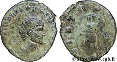 QUINTILLE (08-10 ou 11/270) Marcus Aurelius Claudius Quintillus Antoninien septembre-décembre 270 N° brm_130747 Date : septembre-décembre 270 Nom de l'atelier : Rome Métal : billon Diamètre : 19,00mm 
