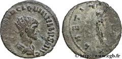 QUINTILLE (08-10 ou 11/270) Marcus Aurelius Claudius Quintillus Antoninien 270 N° brm_130767 Date : 270 Nom de l'atelier : Rome Métal : billon Diamètre : 20,00mm Axe des coins : 6h. Poids : 2,59g. Deg
