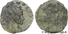 CLAUDE II LE GOTHIQUE (09/268-06-08/270) Marcus Aurelius Claudius Antoninien mi 269 N° brm_130806 Date : mi 269 Nom de l'atelier : Siscia Métal : billon Diamètre : 18,00mm Axe des coins : 12h. Poids :