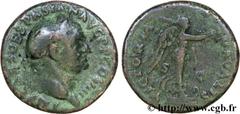 VESPASIEN (1/07/69-24/06/79) Titus Flavius Sabinus Vespasianus As 72-73 N° brm_130849 Date : 72-73 Nom de l'atelier : Rome Métal : cuivre Diamètre : 25,00mm Axe des coins : 6h. Poids : 10,10g. Degré d