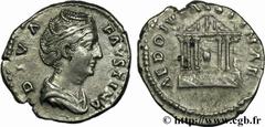 FAUSTINE MERE (+141) Annia Galeria Faustina Consécration d'Antonin le Pieux Denier c. 150 N° brm_130926 Date : c. 150 Nom de l'atelier : Rome Métal : argent Diamètre : 17,50mm Axe des coins : 6h. Poid