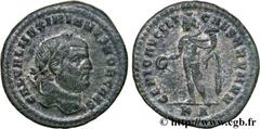 GALERE (1/03/293-5/05/311) Galerius Valerius Maximianus César (1/03/293-1/05/305) Follis ou nummus 295-296 N° brm_130990 Date : 295-296 Nom de l'atelier : Cyzique Métal : cuivre Diamètre : 28,00mm Axe