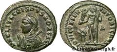 CRISPUS (1/04/317-09/326) Flavius Julius Crispus César (317-326) Centenionalis ou nummus 317-320 N° brm_130999 Date : 317-320 Nom de l'atelier : Cyzique Métal : cuivre Diamètre : 18,50mm Axe des coins
