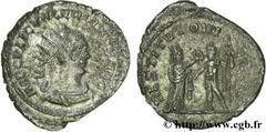 VALERIEN Ier (07/253-06/260) Publius Licinius Valerianus Antoninien c. 255 N° brm_132181 Date : c. 255 Nom de l'atelier : Atelier II d’Asie Métal : billon Diamètre : 23mm Axe des coins : 6h. Poids : 3