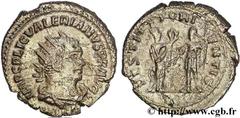 VALERIEN Ier (07/253-06/260) Publius Licinius Valerianus Antoninien c. 256-258 N° brm_136265 Date : c. 256-258 Nom de l'atelier : Atelier II d’Asie Métal : billon Diamètre : 22mm Axe des coins : 12h. 