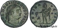 GALERE (1/03/293-5/05/311) Galerius Valerius Maximianus Auguste (1/05/305-5/05/311) Follis ou nummus 309-310 N° brm_136303 Date : 309-310 Nom de l'atelier : Cyzique Métal : cuivre Diamètre : 24,5mm Ax