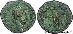 COMMODE (166-31/12/192) Lucius Aurelius Commodus Auguste (17/03/180-31/12/192) As 190 N° brm_136444 Date : 190 Nom de l'atelier : Rome Métal : cuivre Diamètre : 26,5mm Axe des coins : 12h. Poids : 12,