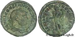 CONSTANCE Ier CHLORE (1/03/293-25/07/306) Flavius Valerius Constantius César (1/03/293-1/05/305) Follis ou nummus 295-297 N° brm_137133 Date : 295-297 Nom de l'atelier : Cyzique Métal : cuivre Diamètr