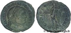 GALERE (1/03/293-5/05/311) Galerius Valerius Maximianus César (1/03/293-1/05/305) Follis ou nummus 297-298 N° brm_137136 Date : 297-298 Nom de l'atelier : Héraclée Métal : cuivre Diamètre : 26,5mm Axe
