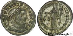 CONSTANCE Ier CHLORE (1/03/293-25/07/306) Flavius Valerius Constantius César (1/03/293-1/05/305) Follis ou nummus 300-303 N° brm_138127 Date : 300-303 Nom de l'atelier : Ticinum Métal : cuivre Diamètr