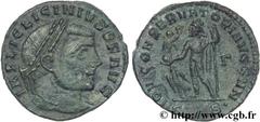 LICINIUS Ier (11/08/308-09/324) Valerius Licinianus Licinius Follis ou nummus 312 N° brm_138167 Date : 312 Nom de l'atelier : Thessalonique Métal : cuivre Diamètre : 21,5mm Axe des coins : 12h. Poids 