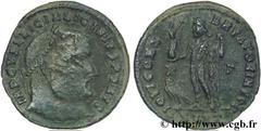 LICINIUS Ier (11/08/308-09/324) Valerius Licinianus Licinius Follis ou nummus 313 N° brm_138320 Date : 313 Nom de l'atelier : Héraclée Métal : cuivre Diamètre : 23mm Axe des coins : 12h. Poids : 3,14g