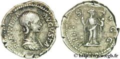 PLAUTILLE (+211) Publia Fulvia Plautilla Augusta (202-205) Denier 203 N° brm_141026 Date : 203 Nom de l'atelier : Rome Métal : argent Diamètre : 19mm Axe des coins : 6h. Poids : 3,02g. Degré de rareté