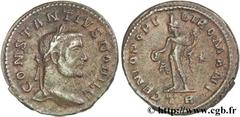 CONSTANCE Ier CHLORE (1/03/293-25/07/306) Flavius Valerius Constantius César (1/03/293-1/05/305) Follis ou nummus 298-299 N° brm_141664 Date : 298-299 Nom de l'atelier : Trèves Métal : cuivre Diamètre