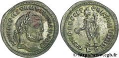 CONSTANCE Ier CHLORE (1/03/293-25/07/306) Flavius Valerius Constantius César (1/03/293-1/05/305) Follis ou nummus 295-297 N° brm_141665 Date : 295-297 Nom de l'atelier : Cyzique Métal : cuivre Diamètr