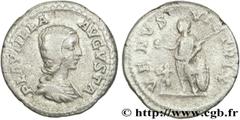 PLAUTILLE (+211) Publia Fulvia Plautilla Augusta (202-205) Denier 204 N° brm_148687 Date : 204 Nom de l'atelier : Rome Métal : argent Diamètre : 18,5mm Axe des coins : 12h. Poids : 3,77g. Degré de rar