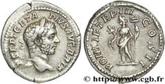 GETA (06/198-26/02/212) Lucius puis Publius Septimius Geta Auguste (fin 209-26/02/212) Denier 211 N° brm_148911 Date : 211 Nom de l'atelier : Rome Métal : argent Diamètre : 20mm Axe des coins : 6h. Po