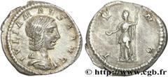 JULIA MAESA (+223 ou 226) Julia Mوsa Sœur de Julia Domna, mère de Julia Soémias et de Julia Mamée, grand-mère d'Elagabal et d'Alexandre Sévère - Augusta (218-223/226) Denier 218-219 N° brm_149304 Date