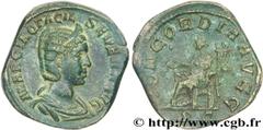 OTACILIA SEVERA (+249) Marcia Otacilia Severa Femme de Philippe Ier, mère de Philippe II - Augusta (244-249) Sesterce 246 N° brm_149327 Date : 246 Nom de l'atelier : Rome Métal : cuivre Diamètre : 29,
