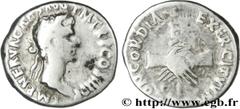NERVA (18/09/96-25/01/98) Marcus Cocceius Nerva Denier 97 N° brm_150184 Date : 97 Nom de l'atelier : Rome Métal : argent Diamètre : 17mm Axe des coins : 6h. Poids : 3,02g. Degré de rareté : R1   Etat 